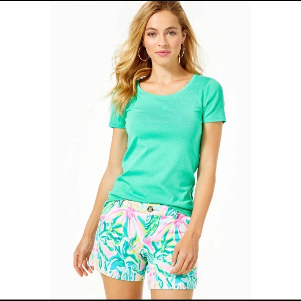 NWOT Lilly Pulitzer Halee Shirt Tee Sz Medium